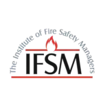 IFSM logo representing approval from The Institute of Fire Safety Managers for fire safety management services.