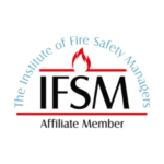 IFSM logo representing approval from The Institute of Fire Safety Managers for fire safety management services.